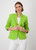 MONARI Green Blazer With Ruffles | 408591