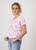 MONARI Pink T-Shirt With Floral Pattern | 409133