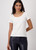 MONARI White T-Shirt With Decorative Lettering | 409352