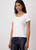 MONARI White T-Shirt With Decorative Lettering | 409352