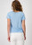 MONARI Blue Mottled Yarn T-Shirt | 409370