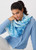 MONARI Blue Scarf With Floral Pattern | 409435