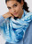 MONARI Blue Scarf With Floral Pattern | 409435