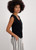 MONARI Black Crochet Waistcoat | 409946
