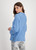 MONARI Blue Jumper With Cable Stitch Pattern | 807529