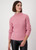 MONARI Pink Knitted Jumper With Half-Cardigan Stitch Pattern | 808039