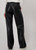MONARI Black Imitation Leather Wide-Leg Trousers | 808257
