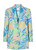 MOS MOSH Blue Aster Sp Kenal Botanic Jacquard Blazer | 150030