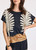LAUREN VIDAL Night Patterned Viscose Crop Top With Tie-Back V-Neck | CARA