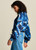 POM Blouse - Feathers Blue