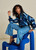 POM Blouse - Feathers Blue
