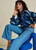 POM Blouse - Feathers Blue