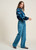 POM Blouse - Feathers Blue