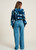 POM Blouse - Feathers Blue
