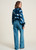 POM Blouse - Feathers Blue