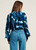 POM Blouse - Feathers Blue