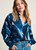 POM Blouse - Feathers Blue