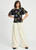 POM Black Top - Embroidery Sky Black | SP9136