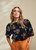 POM Black Top - Embroidery Sky Black | SP9136