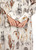 MARC CAIN Smoke Long Dress With Animal Print | XC2136W77