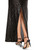 MARC CAIN Black Long Sequin Dress | XG2114W14