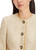 MARC CAIN Shiny Sand Blazer With Fine Embroidery | XG3102W11