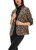 MARC CAIN Soft Moon Rock Body-Hugging Blazer In Nicki Velvet | XS3406J31