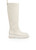 MARC CAIN Bright Ecru Grained Calfskin High Boot | XSSA01L12