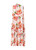 MARC CAIN ADDITIONS Deep Coral Sleeveless Mini Dress With Print | YA 21.06 W23