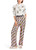 MARC CAIN SPORTS Fresh Pink Washington Pineapple Print Trousers | YS 81.68 W62