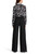 MARC CAIN Black Rhodos Trousers With Jogging Waistband | WC8110J42