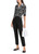 MARC CAIN Black Fushun Trousers With Crease | WC8122W41