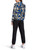 MARC CAIN Brtrylbl Patterned Blazer In Scuba Jersey | WS3408J11