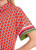 MARC CAIN ADDITIONS Deep Coral Patterned Rethink Together Shirt Blouse | YA 51.10 W17