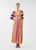 DEA KUDIBAL COMBINED DRESS WITH V NECKLINE | 0340124