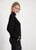MONARI Black Shirt With Rhinestone Collar | 807641