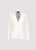 MONARI Off-White Denim Blazer With Lace | 409057