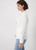 MONARI Off-White Denim Blazer With Lace | 409057