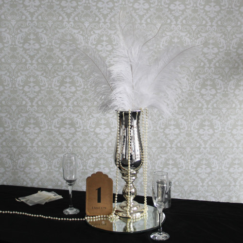 White Ostrich Feathers (5 Pack) White Ostrich Feathers (5 Pack)