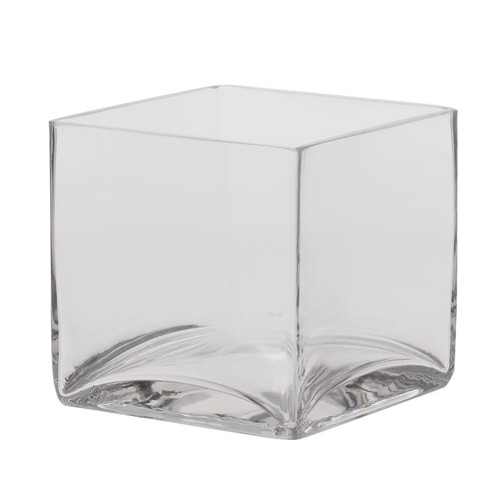 12cm Glass Cube Vase 12cm Glass Cube Vase