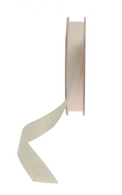 20m x 15mm Cream Satin Ribbon 20m x 15mm Cream Satin Ribbon