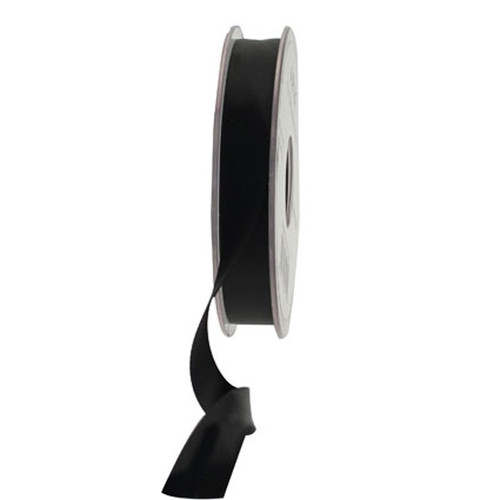 15mm Black Satin Ribbon 15mm Black Satin Ribbon
