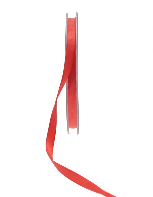 6mm Bright Red Satin Ribbon 6mm Bright Red Satin Ribbon