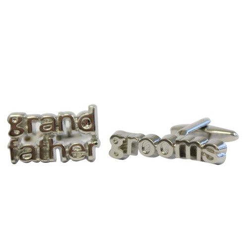 Grooms Grandfather Cut Out cufflinks Grooms Grandfather Cut Out cufflinks