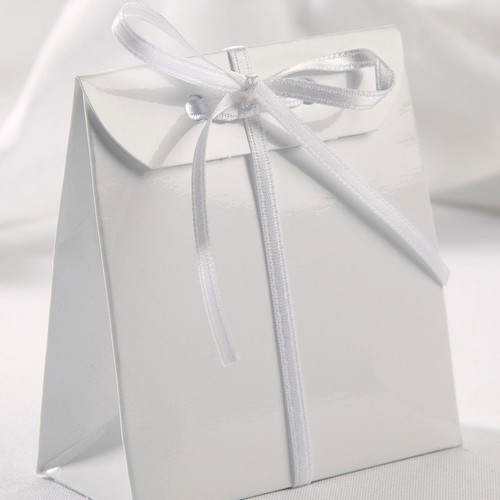 Glossy White Sacchetto Box Glossy White Sacchetto Box
