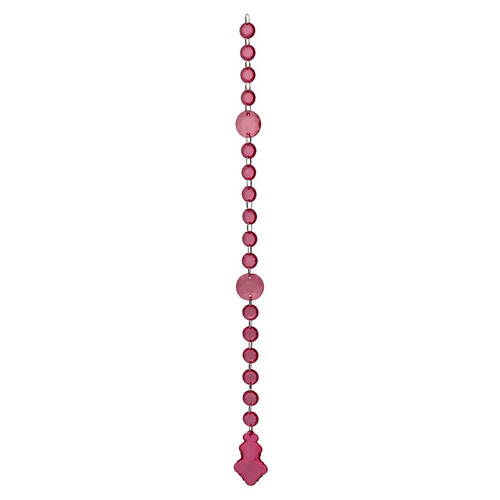 50cm Cerise Leaf Pendant Garland 50cm Cerise Leaf Pendant Garland