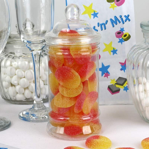 Fizzy Peaches Candy Jar