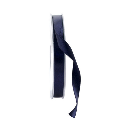 10mm Navy Blue Satin Ribbon