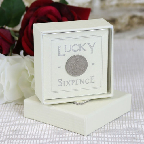 Lucky Sixpence (Box 7cm x 7cm x 3cm) - Discontinued