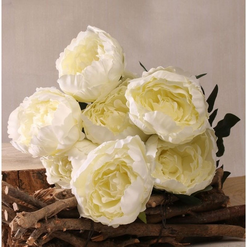 Peony Bunch in Cream 